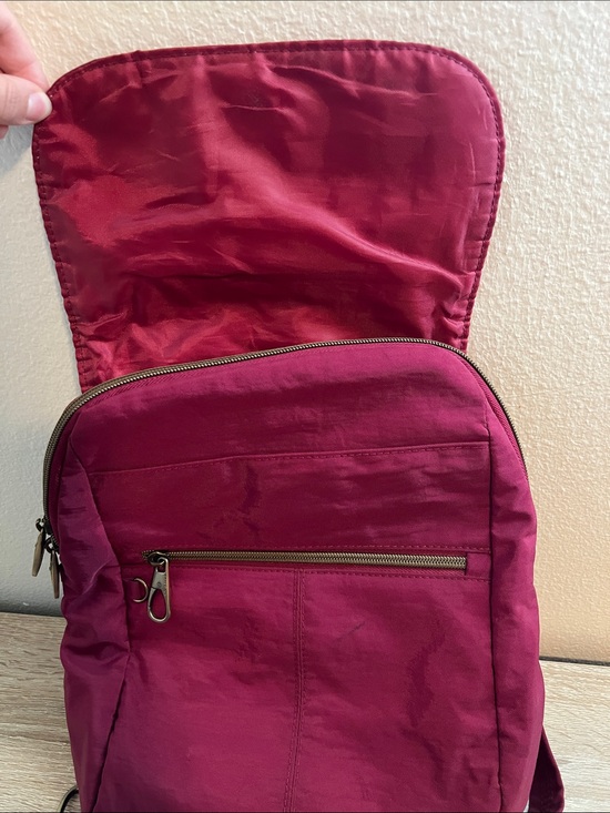 anti theft pink leather backpack Pacsafe Go 15L Anti-Theft 35110 a USB charging port and Anti Pacsafe GO 15L Anti-Theft Backpack